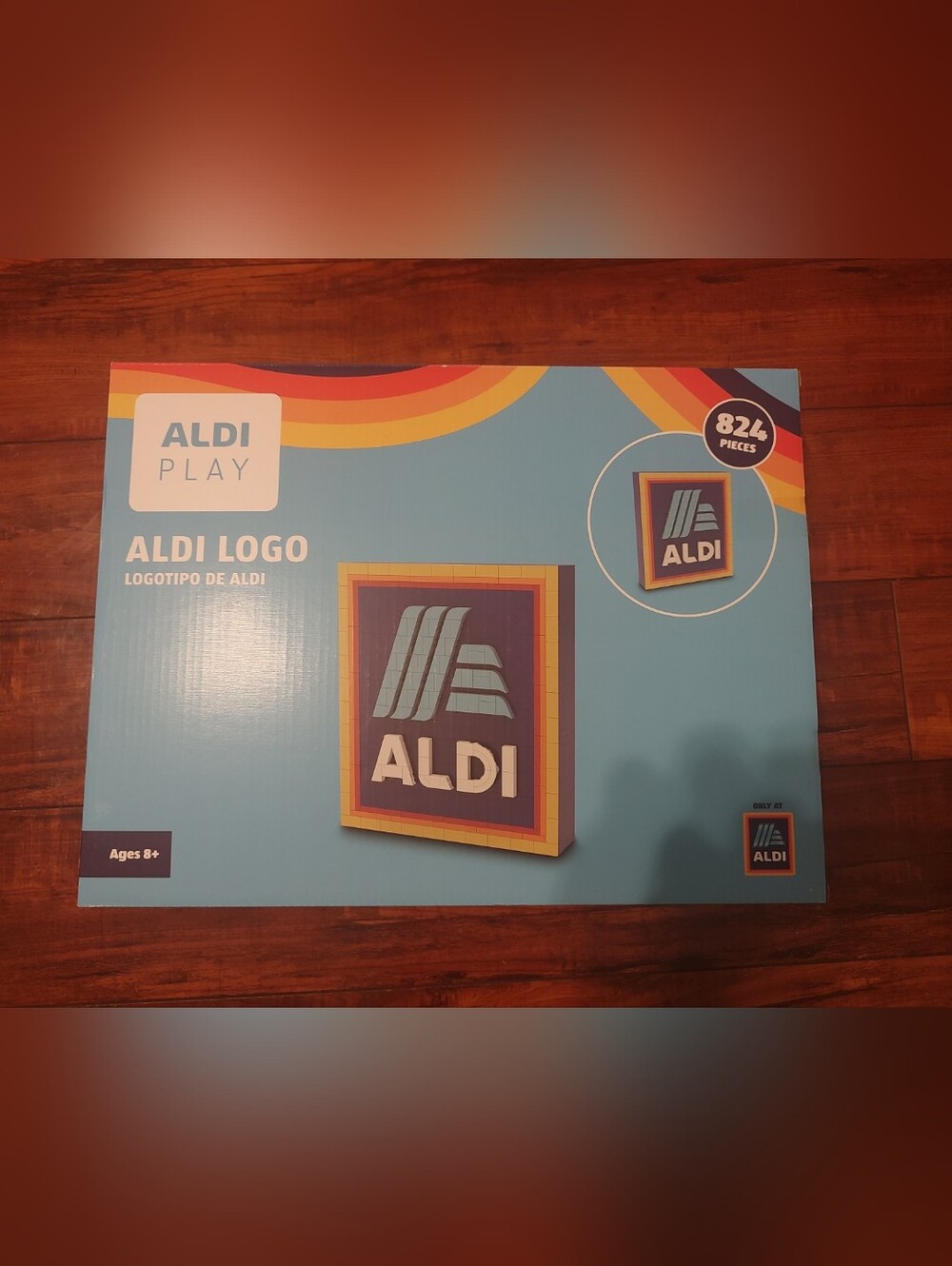 ALDI LOGO Lego Building Bricks Set 824 Blocks & Pieces ALDI PLAY Sealed Box NEW